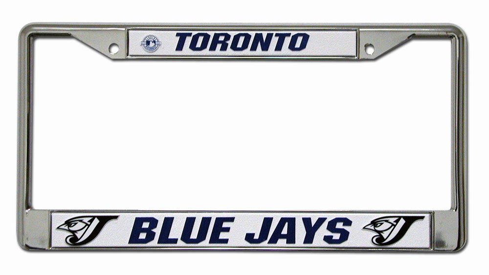Rico Industries MLB Toronto Blue Jays Chrome License Plate Frame by Fielders Choice
