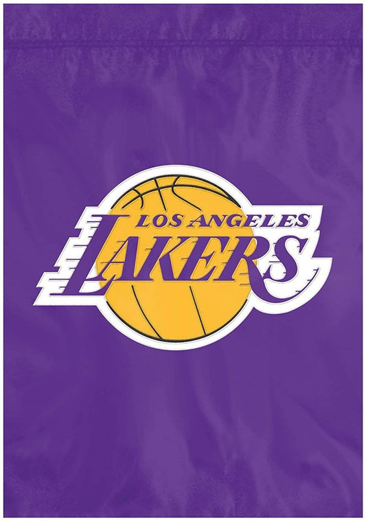 Los Angeles Lakers Premium Garden Flag Banner Applique Embroidered 12.5x18 Inch by Fielders Choice