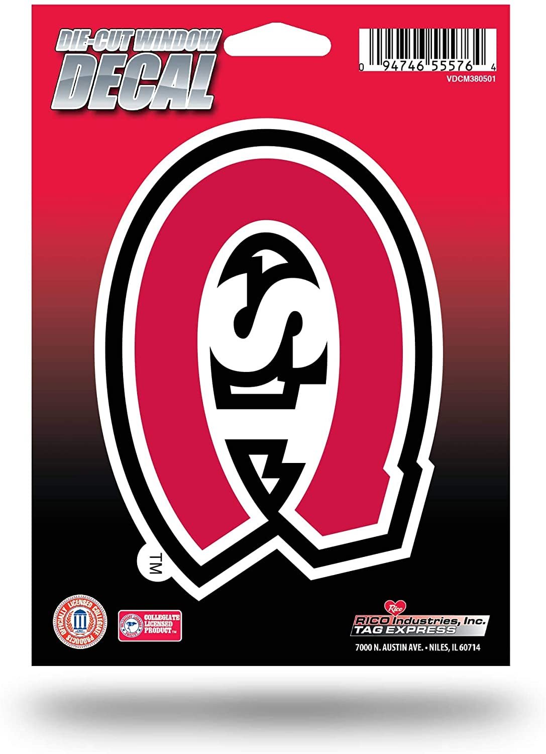 St Cloud State University Huskies 5 Inch Die Cut Decal Sticker Flat Vinyl by Fielders Choice