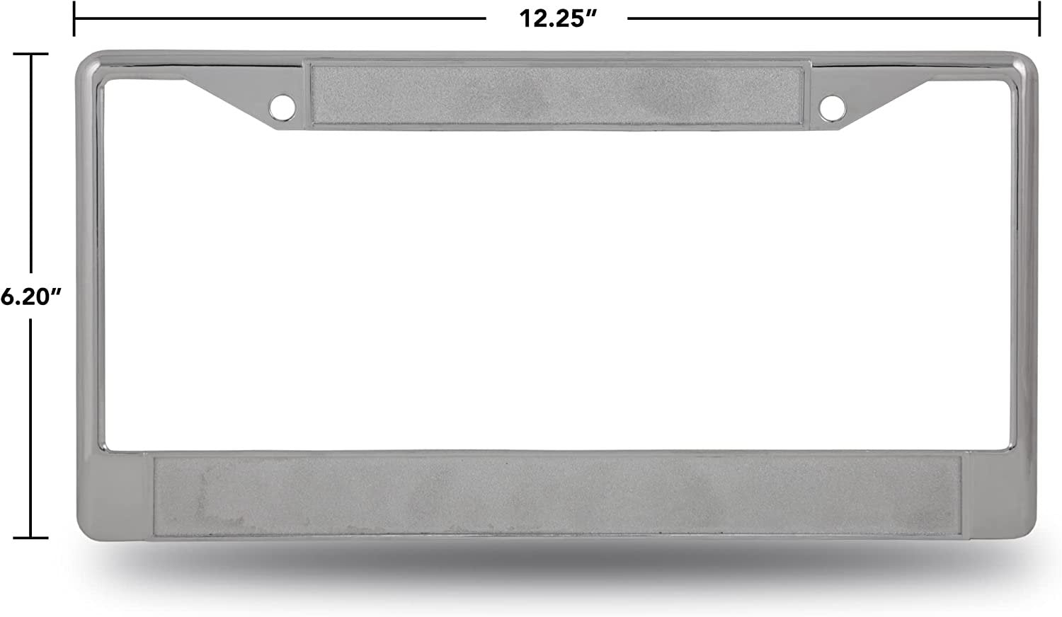 Atlanta Falcons Chrome License Plate Frame Metal Tag Cover 12x6 Inch by Fielders Choice