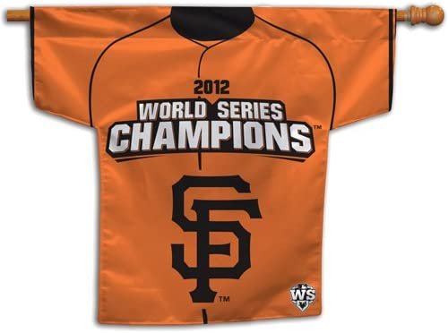 San Francisco Giants 2012 World Series Champions Premium 2-Sided Banner Flag, Jersey Design, 30x34 Inch by Fielders Choice
