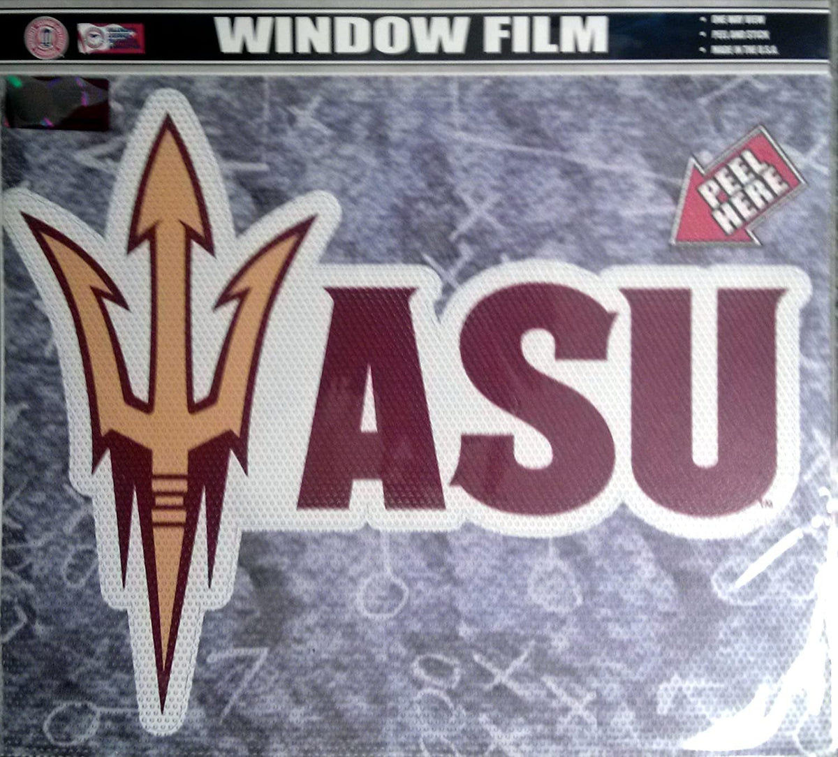Arizona State University Sun Devils 12 Inch Perforated Window Film Decal Sticker One Way Vision by Fielders Choice
