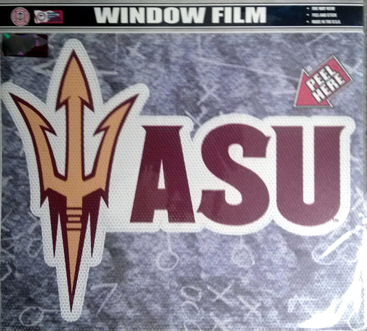 Arizona State University Sun Devils 12 Inch Perforated Window Film Decal Sticker One Way Vision by Fielders Choice