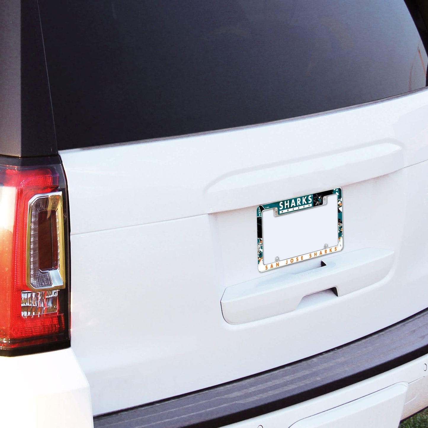 Southern Illinois University Salukis Metal License Plate Frame Chrome Tag Cover, All Over Design, 6x12 Inch by Fielders Choice