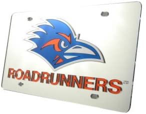 University of Texas San Antonio Roadrunners UTSA Premium Laser Cut Tag License Plate, Mirrored Acrylic Inlaid, 6x12 Inch by Fielders Choice