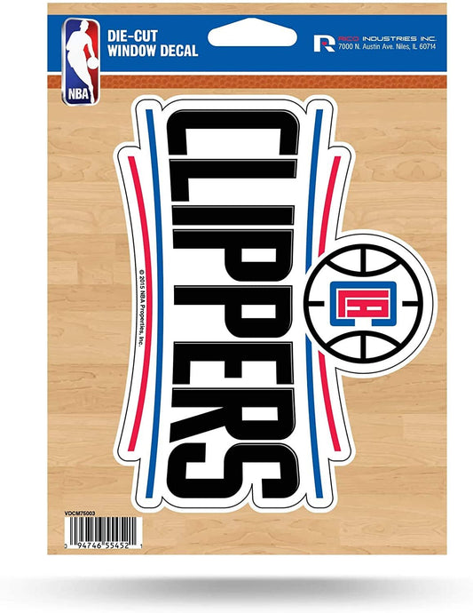 Los Angeles Clippers 5 Inch Die Cut Flat Vinyl Decal Sticker Adhesive Backing by Fielders Choice