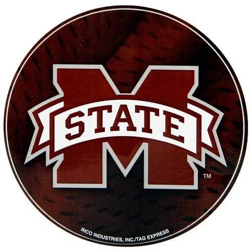 Mississippi State Bulldogs 4" Round Decal University of by Fielders Choice