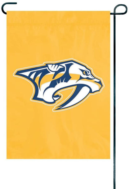 Nashville Predators Premium Garden Flag Banner Applique Embroidered 12.5x18 Inch by Fielders Choice