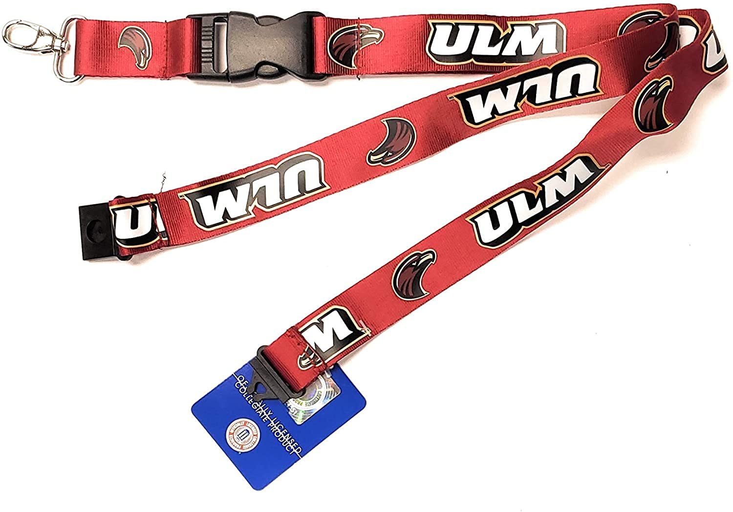 Louisiana Monroe Warhawks Premium Lanyard 2-Tone Breakaway Clip Keychain NCAA by Fielders Choice