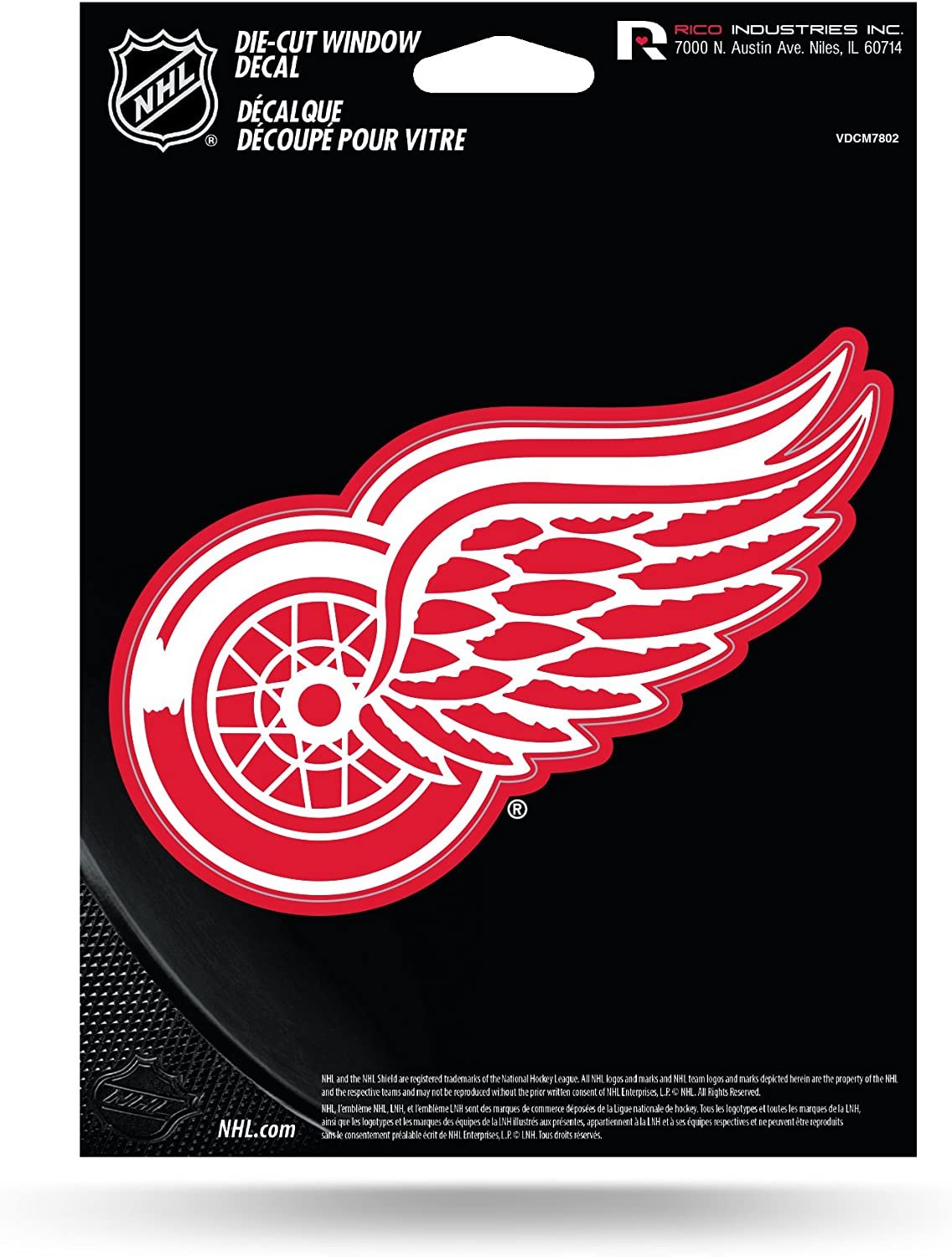 Detroit Red Wings Die Cut Vinyl Decal by Fielders Choice