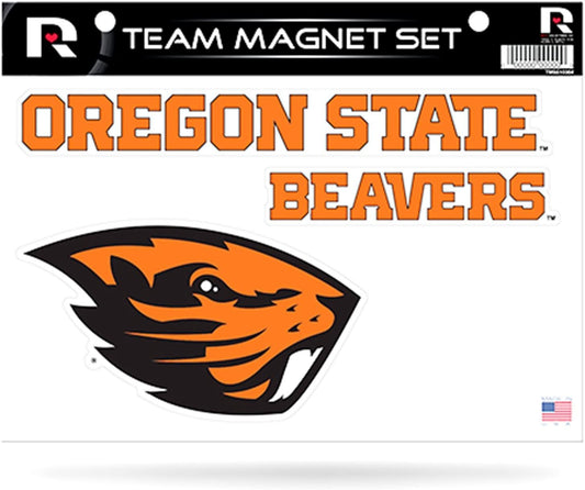 Oregon State University Beavers Multi Magnet Sheet Shape Cut 8x11 Inch by Fielders Choice