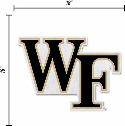 Rico Industries NCAA Wake Forest Demon Deacons Primary Logo Shape Cut Pennant by Fielders Choice