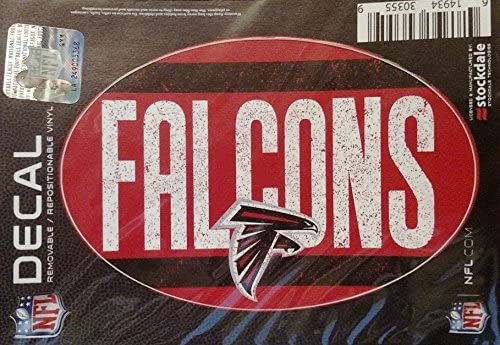 Atlanta Falcons 5"x7" VINTAGE Repositionable Vinyl Decal Auto Home Football by Fielders Choice