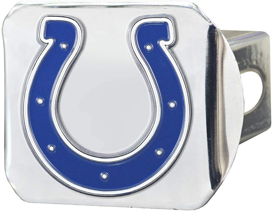 Indianapolis Colts Hitch Cover Solid Metal with Raised Color Metal Emblem 2" Square Type III by Fielders Choice