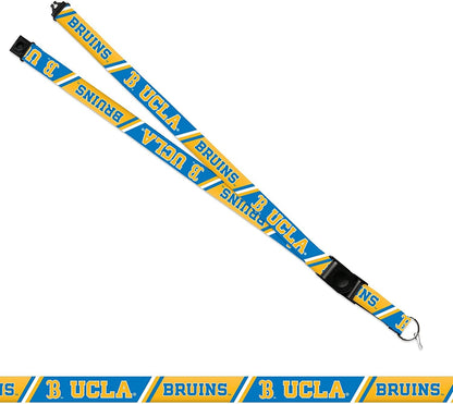 UCLA Bruins Lanyard Keychain Double Sided 18 Inch Button Clip Safety Breakaway by Fielders Choice