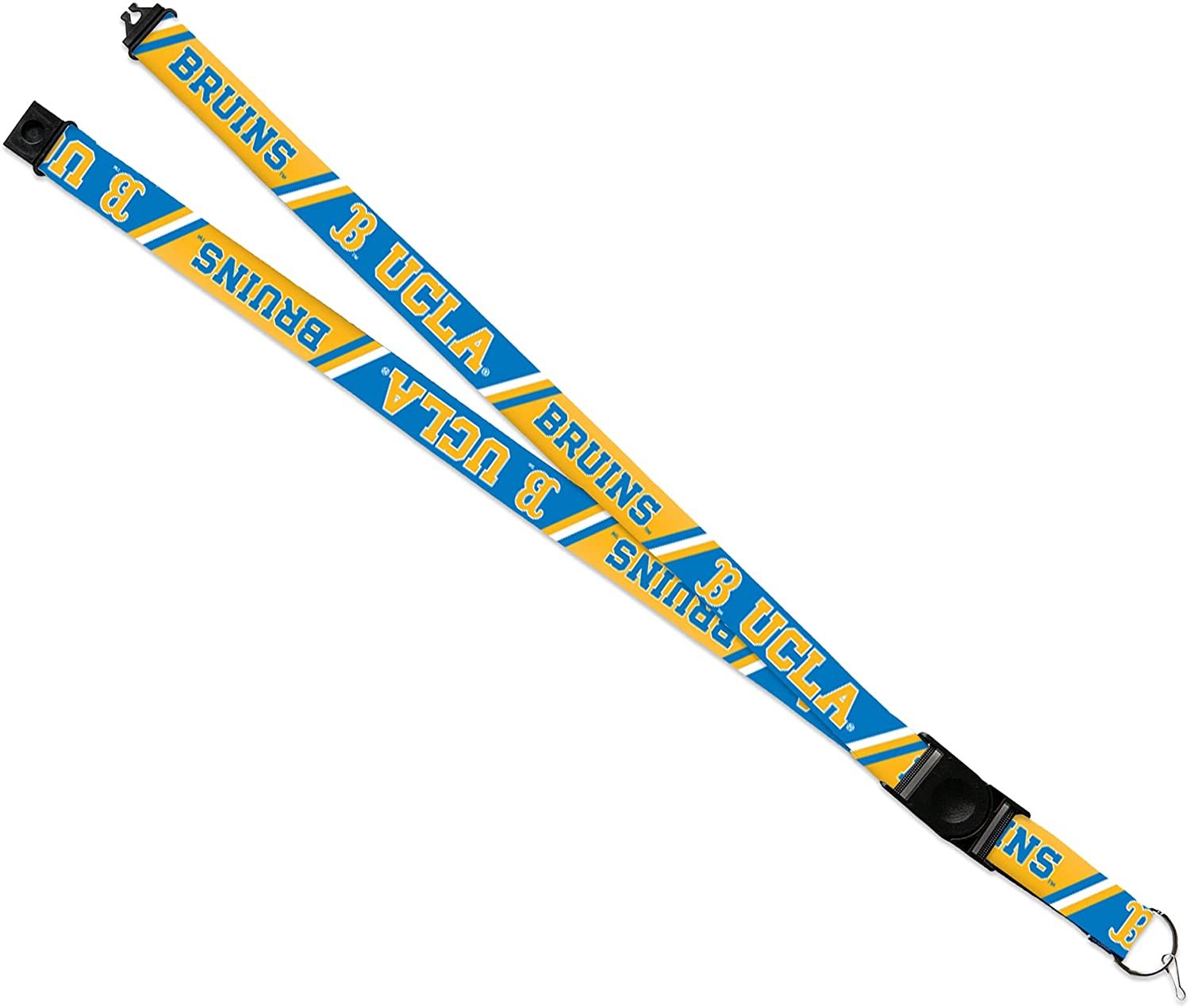 UCLA Bruins Lanyard Keychain Double Sided 18 Inch Button Clip Safety Breakaway by Fielders Choice