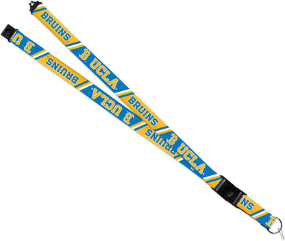 UCLA Bruins Lanyard Keychain Double Sided 18 Inch Button Clip Safety Breakaway by Fielders Choice