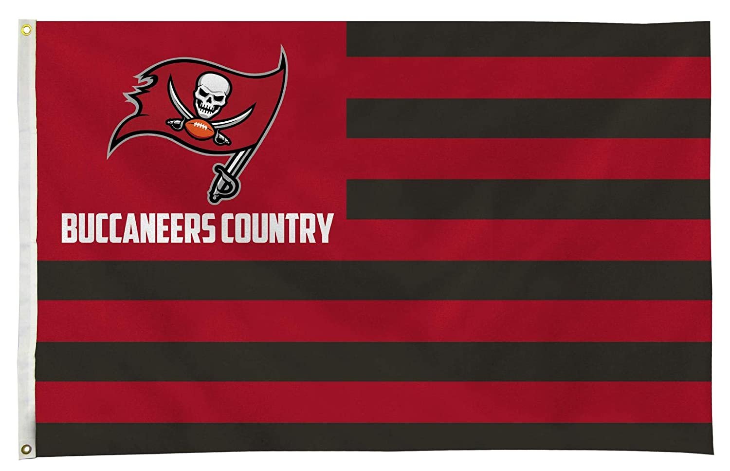 Tampa Bay Buccaneers Flag Banner 3x5 Country Design Premium with Metal Grommets Outdoor House Football by Fielders Choice