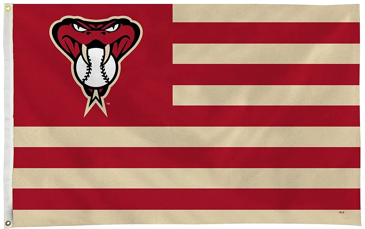 Arizona Diamondbacks Flag Banner Country Design 3x5 Premium with Metal Grommets Outdoor House Baseball by Fielders Choice
