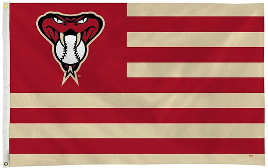 Arizona Diamondbacks Flag Banner Country Design 3x5 Premium with Metal Grommets Outdoor House Baseball by Fielders Choice