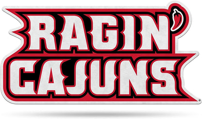 University of Louisiana Lafayette Ragin Cajuns Soft Felt Pennant, Primary Logo Design, Shape Cut, 18 Inch, Easy To Hang by Fielders Choice
