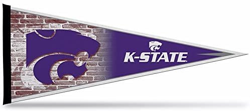 Kansas State University Wildcats Soft Felt Pennant, Primary Design, 12x30 Inch, Easy To Hang by Fielders Choice