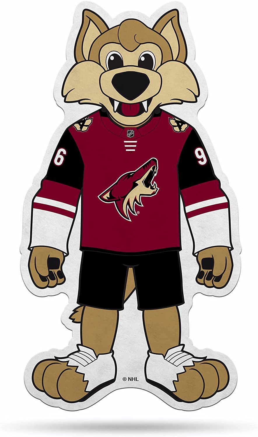 Arizona Coyotes MASCOT Design Pennant Soft Felt 18 Inch by Fielders Choice