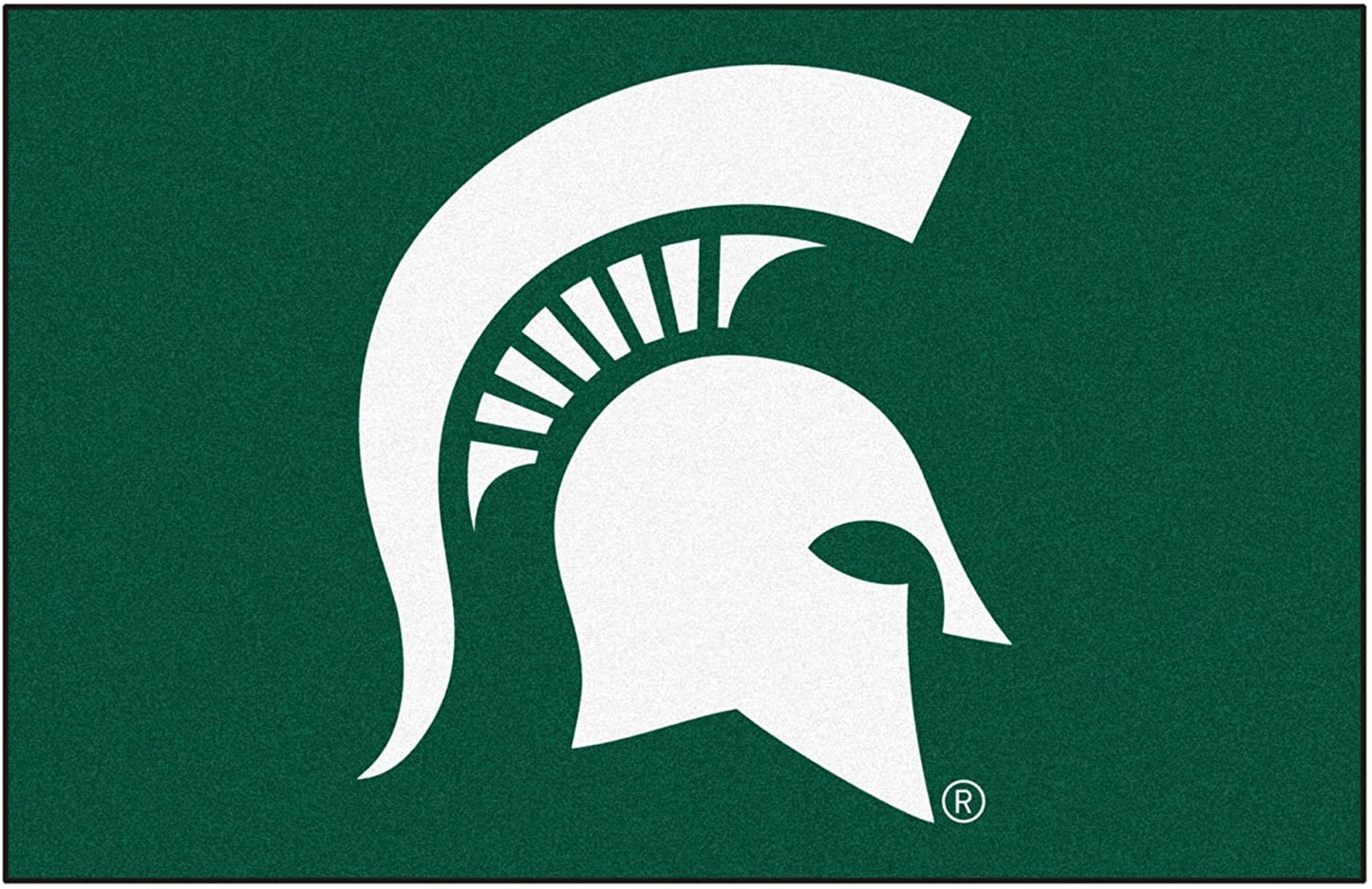 Michigan State University Spartans Floor Mat Area Rug, 20x30 Inch, Nylon, Anti-Skid Backing by Fielders Choice