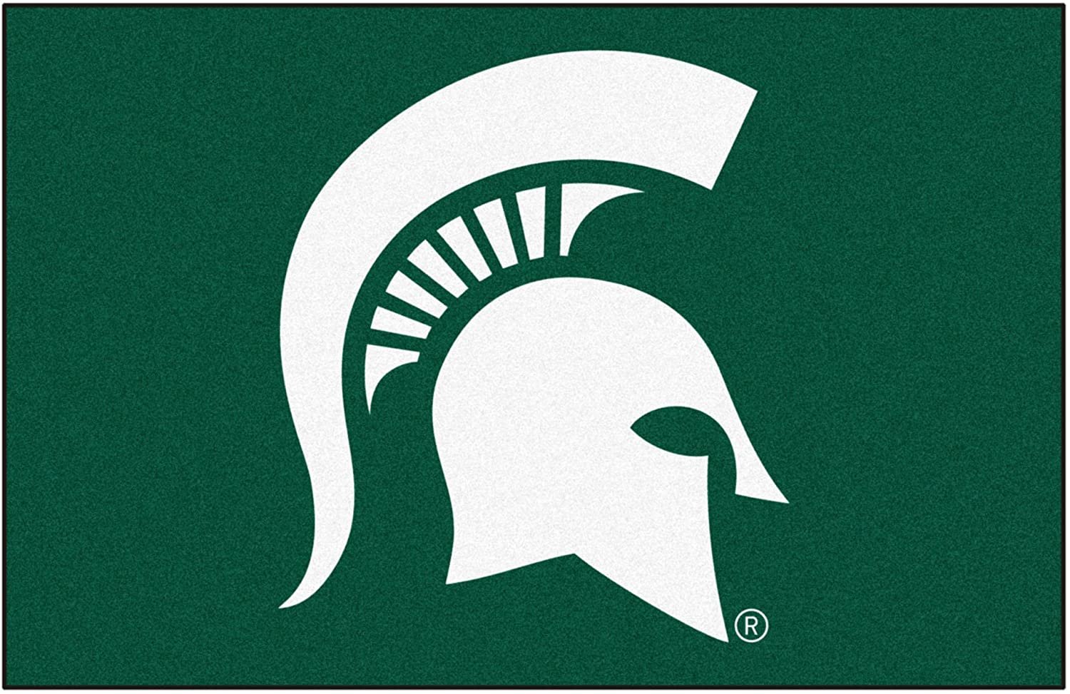 Michigan State University Spartans Floor Mat Area Rug, 20x30 Inch, Nylon, Anti-Skid Backing by Fielders Choice
