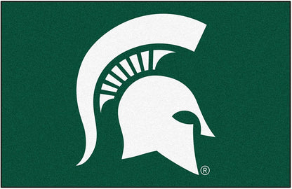 Michigan State University Spartans Floor Mat Area Rug, 20x30 Inch, Nylon, Anti-Skid Backing by Fielders Choice