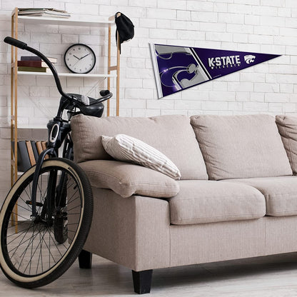 Kansas State University Wildcats Soft Felt Pennant, 12x30 Inch, Easy To Hang by Fielders Choice