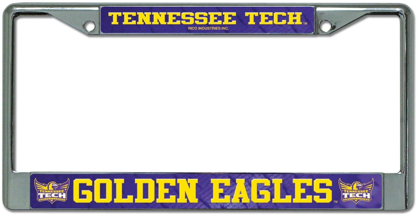 Tennessee Tech University Eagles Premium Metal License Plate Frame Chrome Tag Cover, 12x6 Inch by Fielders Choice