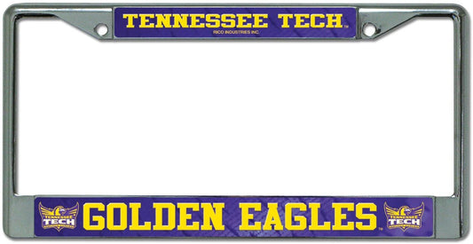 Tennessee Tech University Eagles Premium Metal License Plate Frame Chrome Tag Cover, 12x6 Inch by Fielders Choice