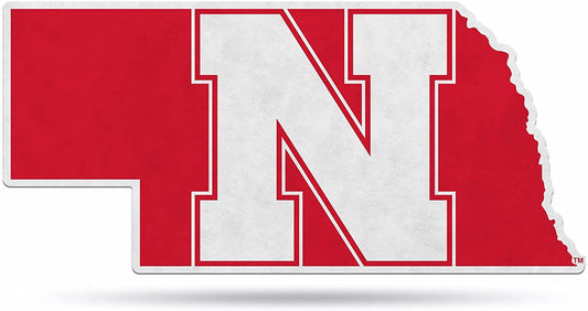 University of Nebraska Cornhuskers Soft Felt Pennant, Logo Design, Shape Cut, 18 Inch, Easy To Hang by Fielders Choice
