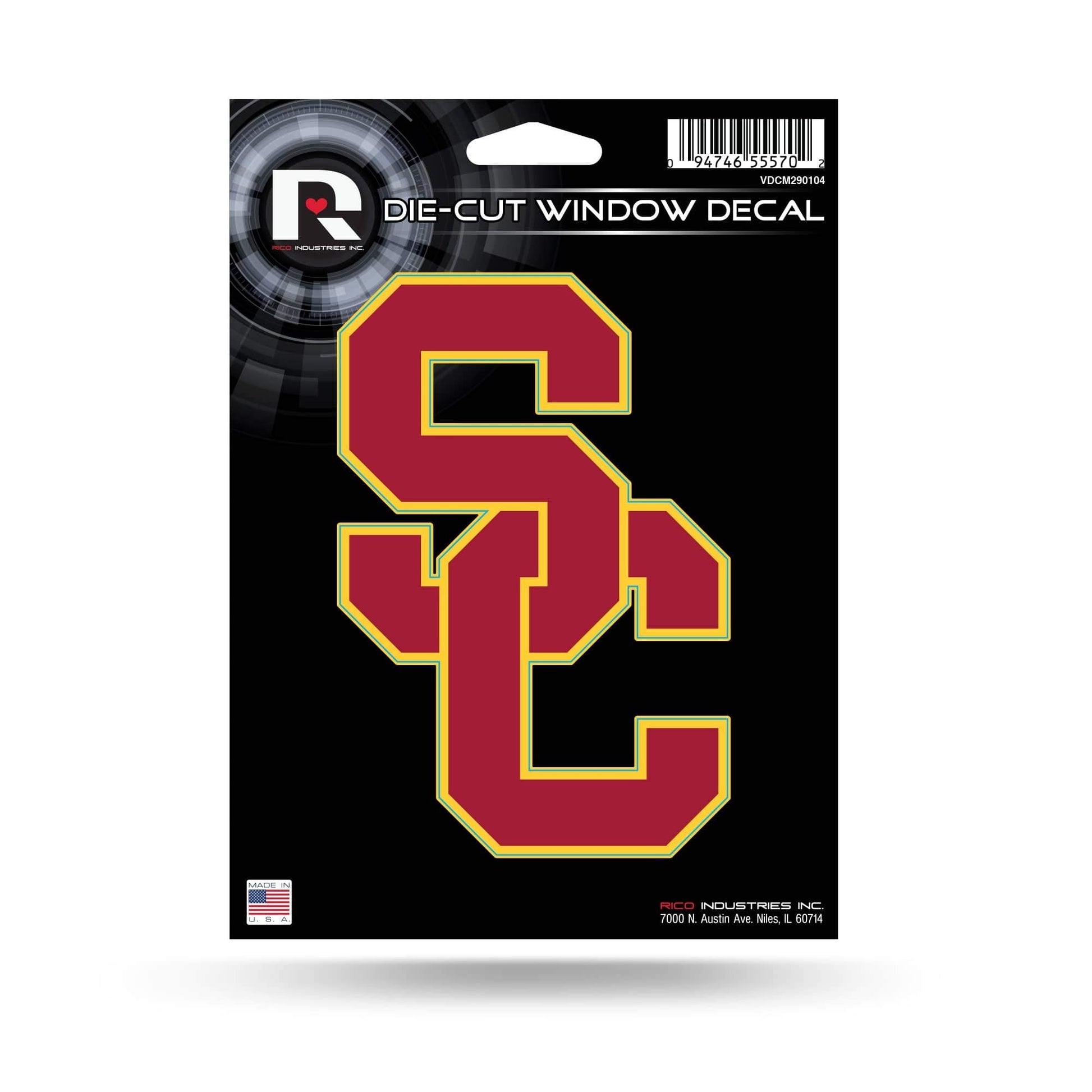 Rico Industries NCAA Southern California Trojans - USC USC Medium Die Cut Decal by Fielders Choice