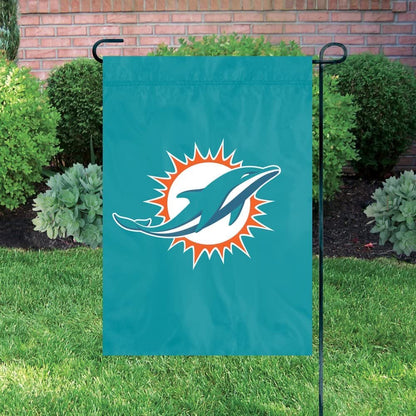 Miami Dolphins Premium Garden Flag Banner, Embroidered, 13x18 Inch by Fielders Choice