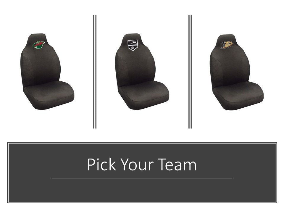 Edmonton Oilers Bucket Auto Seat Cover 48x20 Inch Elastic by Fielders Choice