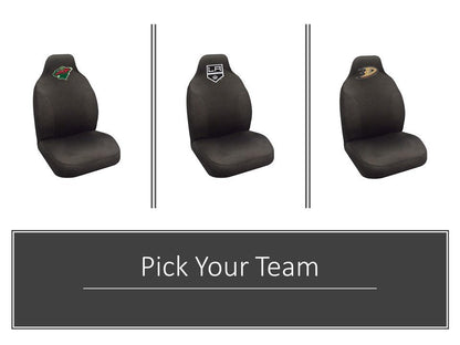 Edmonton Oilers Bucket Auto Seat Cover 48x20 Inch Elastic by Fielders Choice