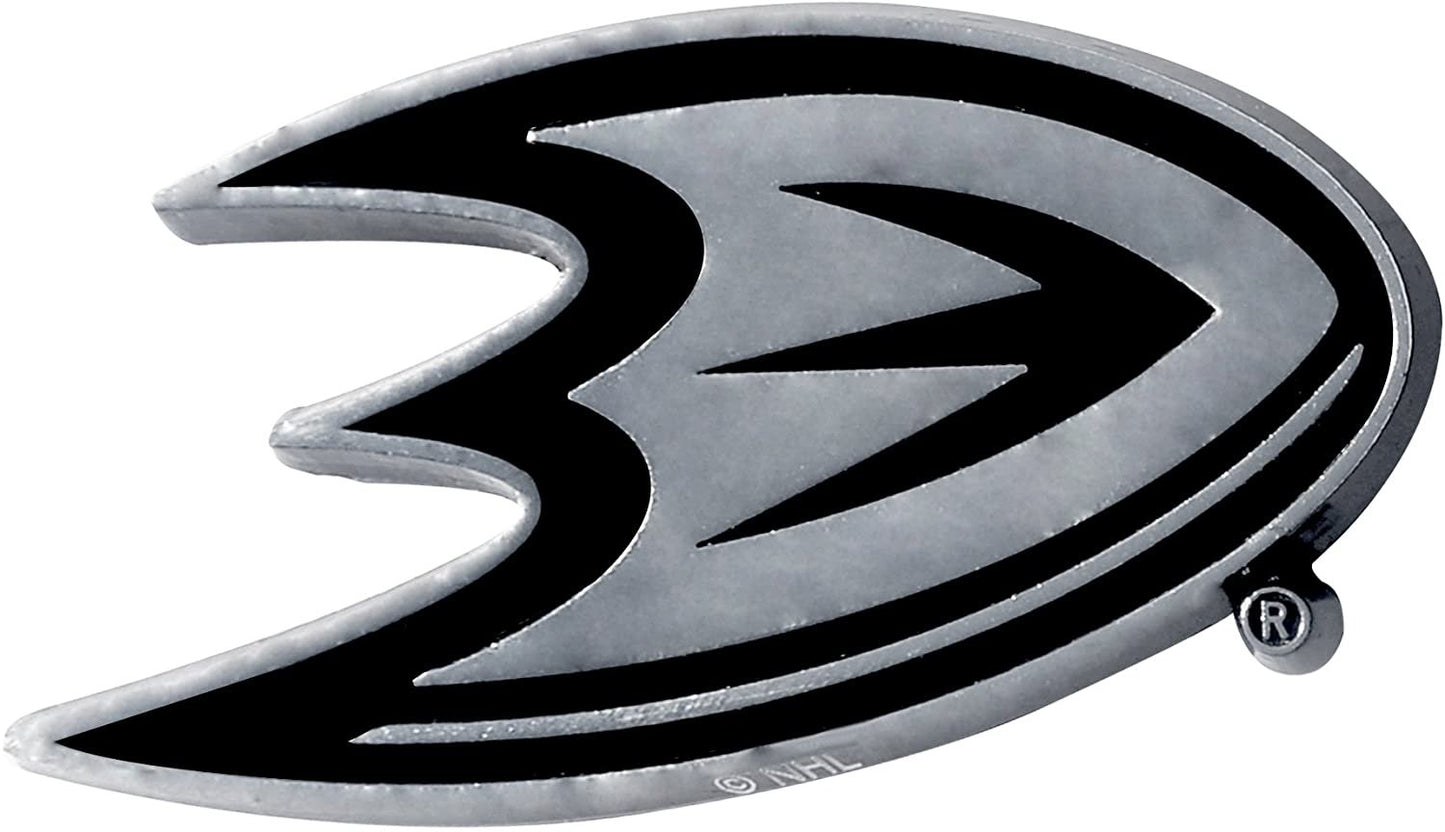 Fanmats 17191 Team Color 3"x3.2" NHL - Anaheim Ducks Emblem by Fielders Choice