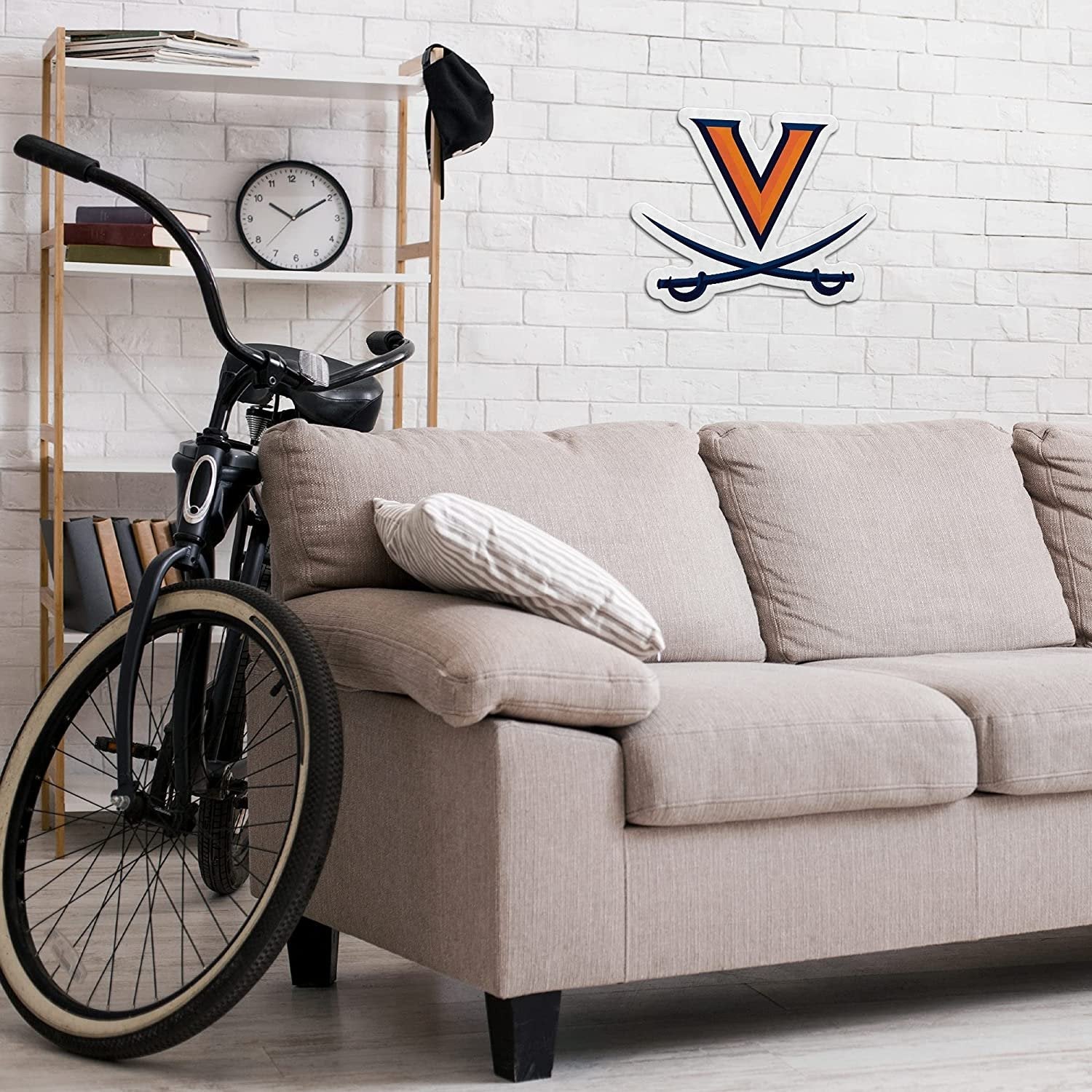 University of Virginia Cavaliers Soft Felt Pennant, Primary Design, Shape Cut, 18 Inch, Easy To Hang by Fielders Choice