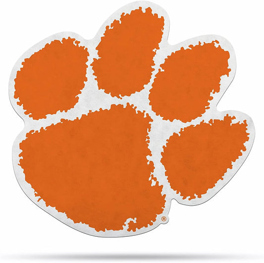 Clemson University Tigers Soft Felt Pennant, Logo Design, Shape Cut, 18 Inch, Easy To Hang by Fielders Choice