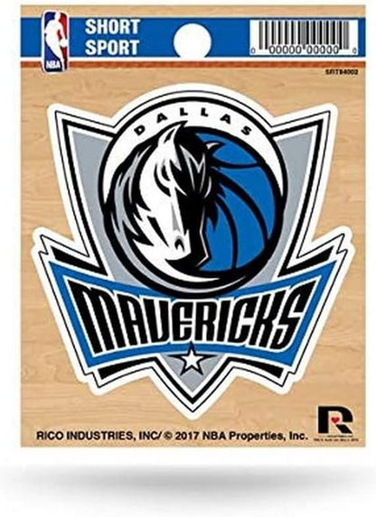 Dallas Mavericks 3 Inch Decal Sticker, Flat Vinyl Die Cut, Full Adhesive Backing by Fielders Choice