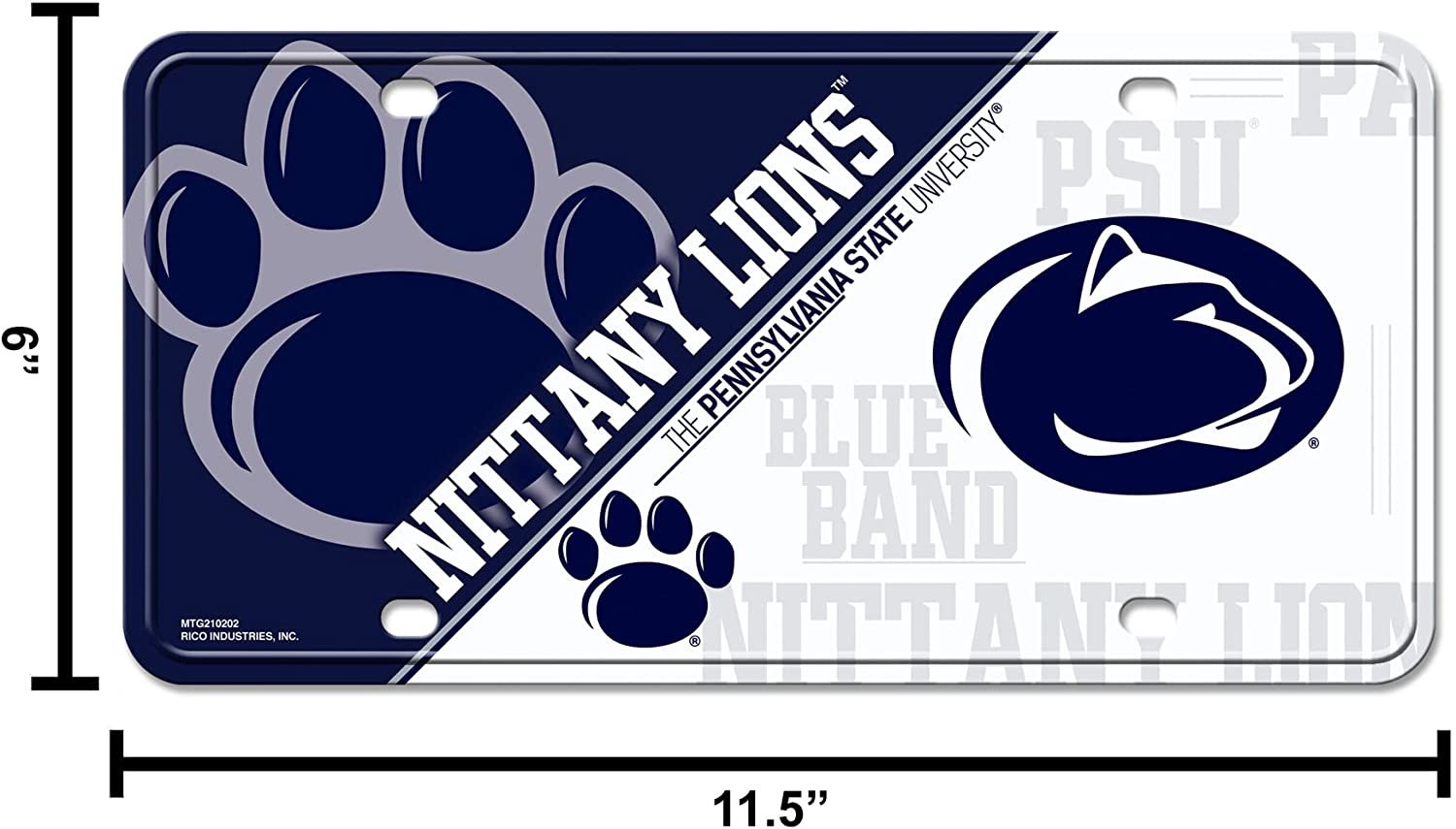 Cleveland Cavaliers Metal Tag License Plate 6x12 Inch, Jersey Design by Fielders Choice