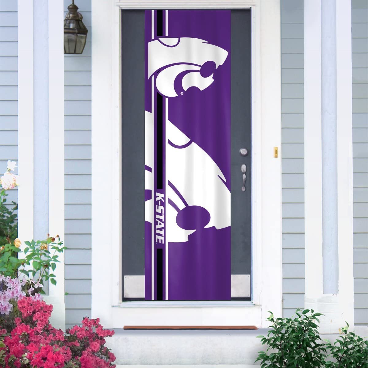 Kansas State University Wildcats Door Banner Flag, 84 x 24 Inch, Elastic Straps on Back, House or Office by Fielders Choice