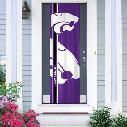 Kansas State University Wildcats Door Banner Flag, 84 x 24 Inch, Elastic Straps on Back, House or Office by Fielders Choice