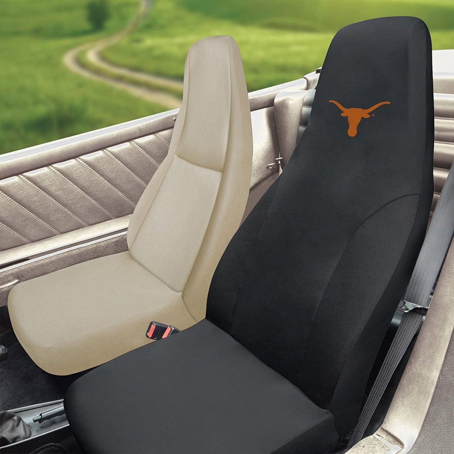 FANMATS - 14997 NCAA University of Texas Longhorns Polyester Seat Cover,20"x48" by Fielders Choice