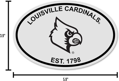 Tampa Bay Buccaneers Black and White Team Logo Oval Sticker Decal, 5 Inch by Fielders Choice