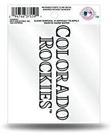 Colorado Rockies 3 Inch Static Cling Sticker Decal by Fielders Choice