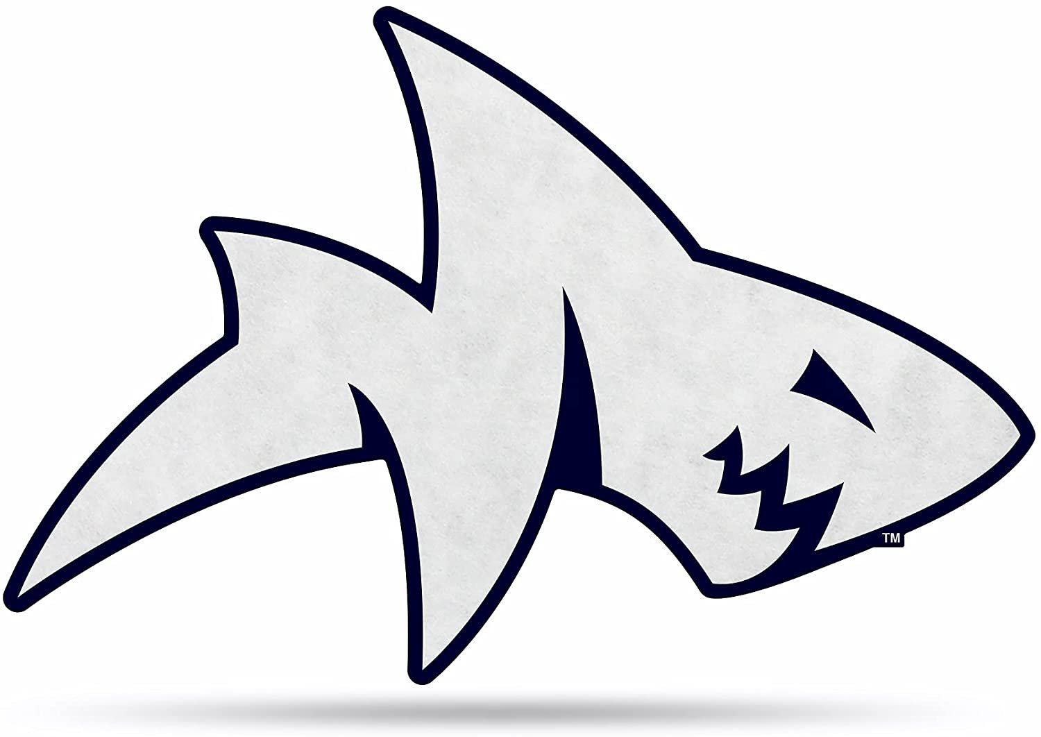 Rico Industries NCAA Mississippi Rebels Shape Cut Mascot Pennant - Home, Living Room, Bedroom, Mancave Decor - Soft Felt Material - Made by Fielders Choice