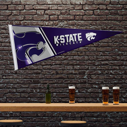 Kansas State University Wildcats Soft Felt Pennant, 12x30 Inch, Easy To Hang by Fielders Choice
